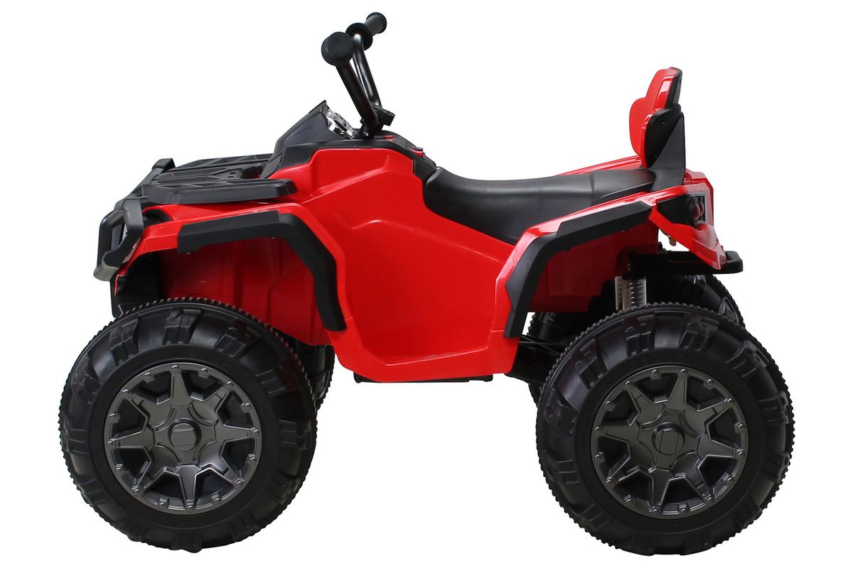 Quad ATV for barn, elbil - rød/hvit