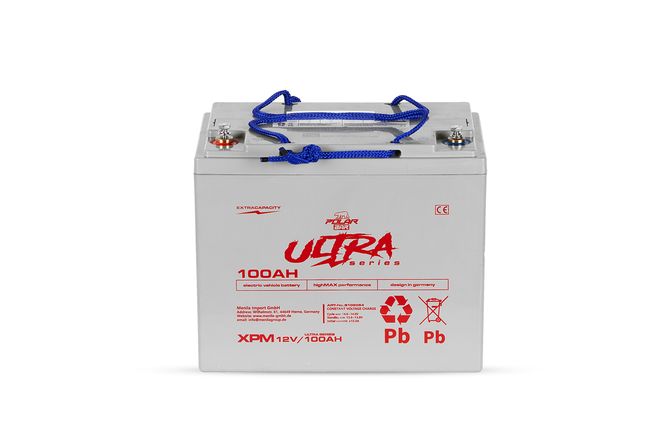 Hovedbilde Polar Bär 12V 100Ah blygel XPM Batteri for elbil ...