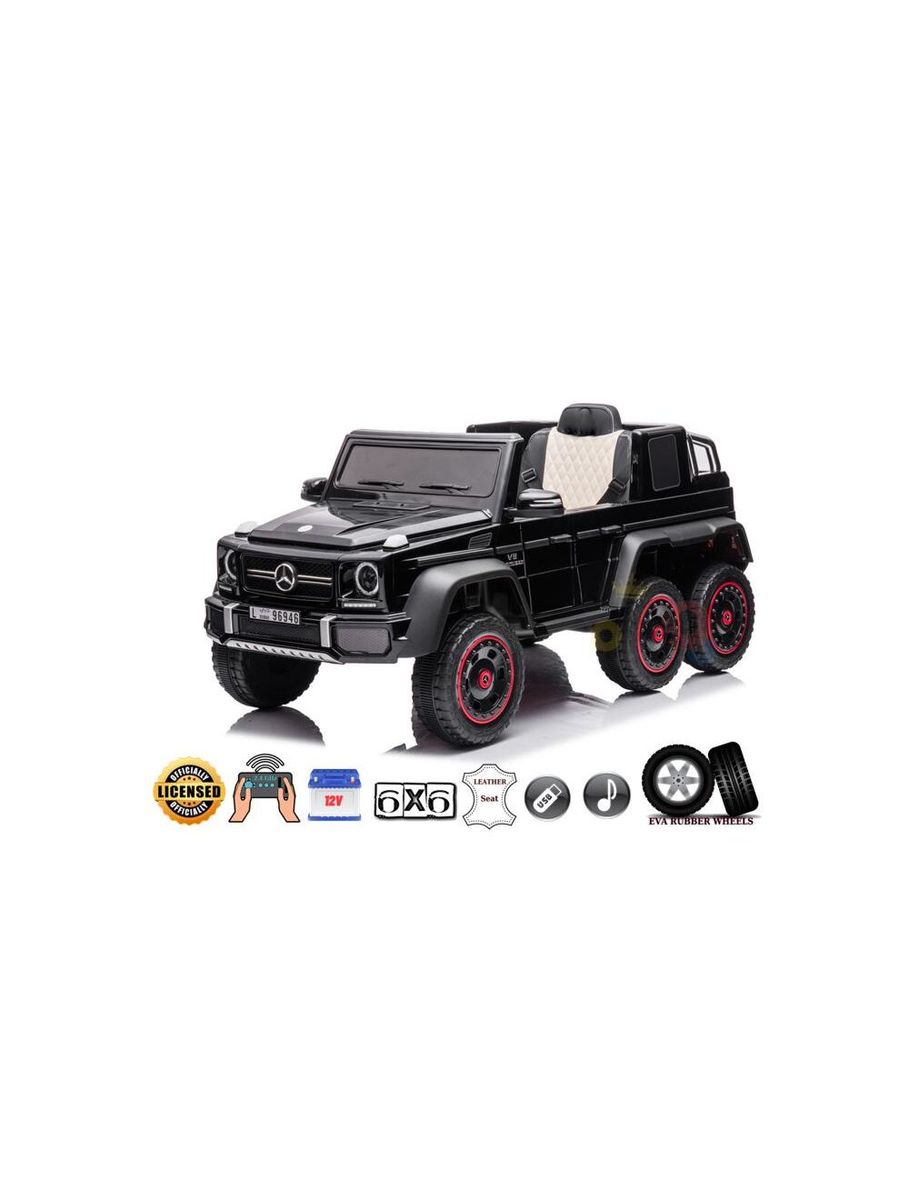 Mercedes Benz G63 elektrisk barnebil - sort