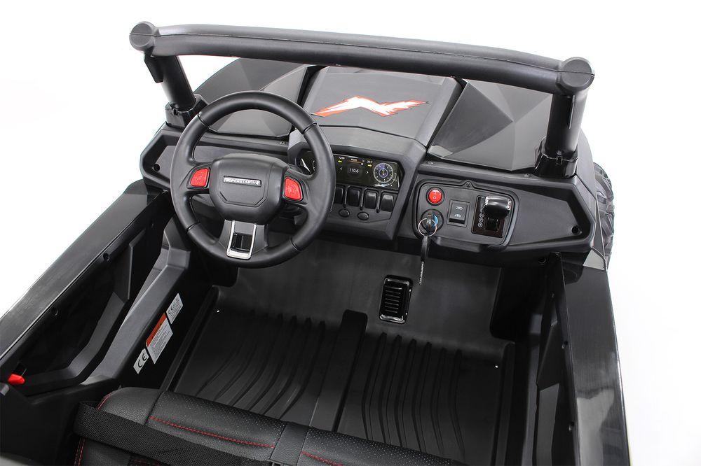Elektrisk bil - UTV buggy - 2 seter - 140 watt - sort
