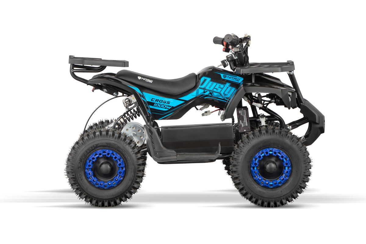 Dusty VX Cross 1000W elquad med snøprofil og lys