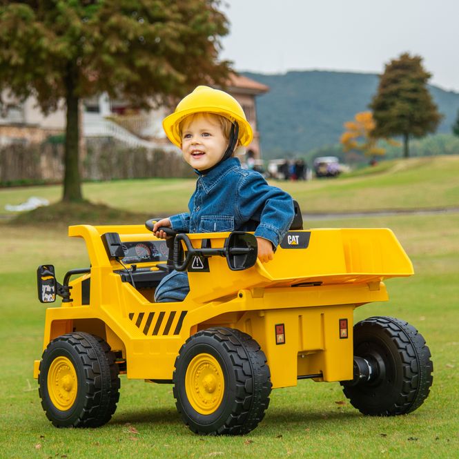 Hovedbilde Caterpillar - Elektrisk dumper for barn 3-6 år - ...