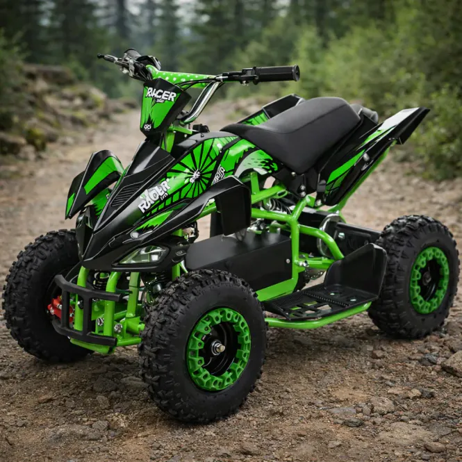 Hovedbilde Miniquad elektrisk Racer 1000 W grønn