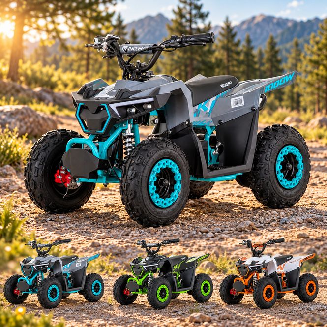 Hovedbilde Nitro Motors HULKI 1000 W elektrisk barne-ATV ...