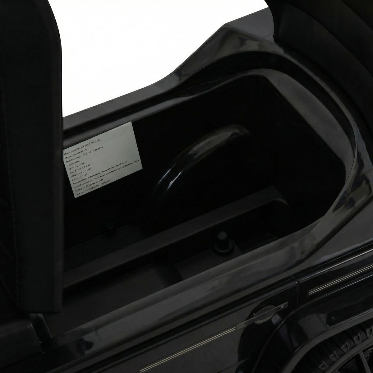 Gåbil Mercedes G350d - skyvehåndtak og solskjerming