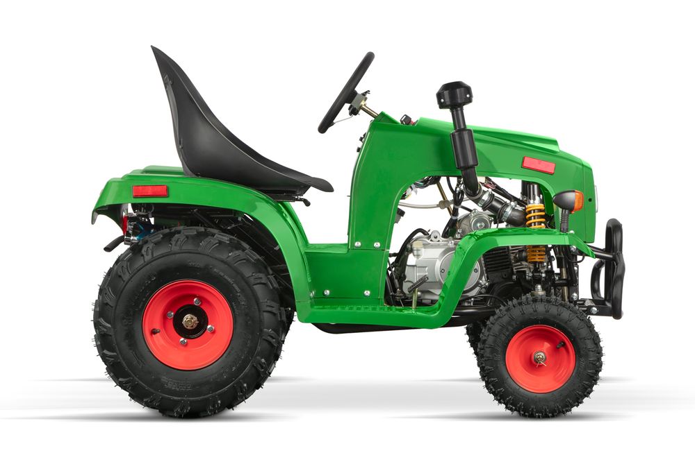 Nitro Motors 110cc barnetraktor med tilhenger el-start