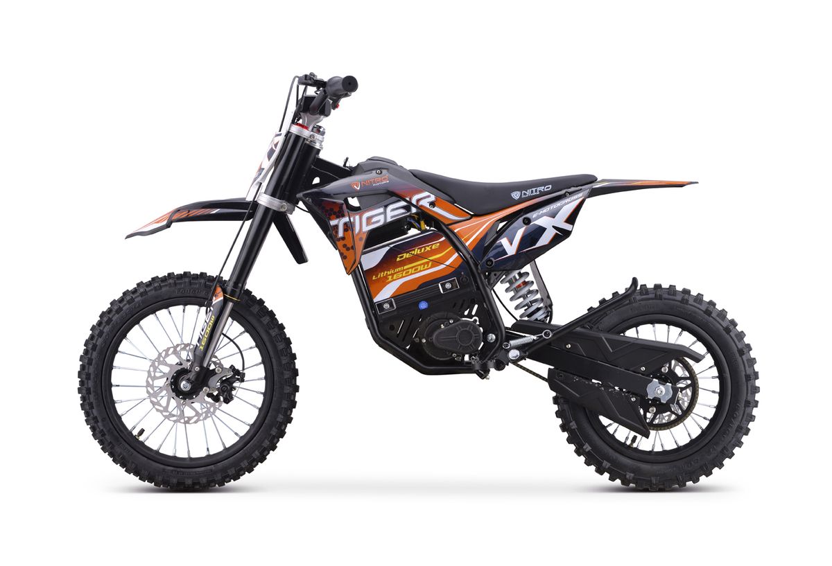 Nitro Tiger VX DLX 1600W 48V barnedirtbike 14