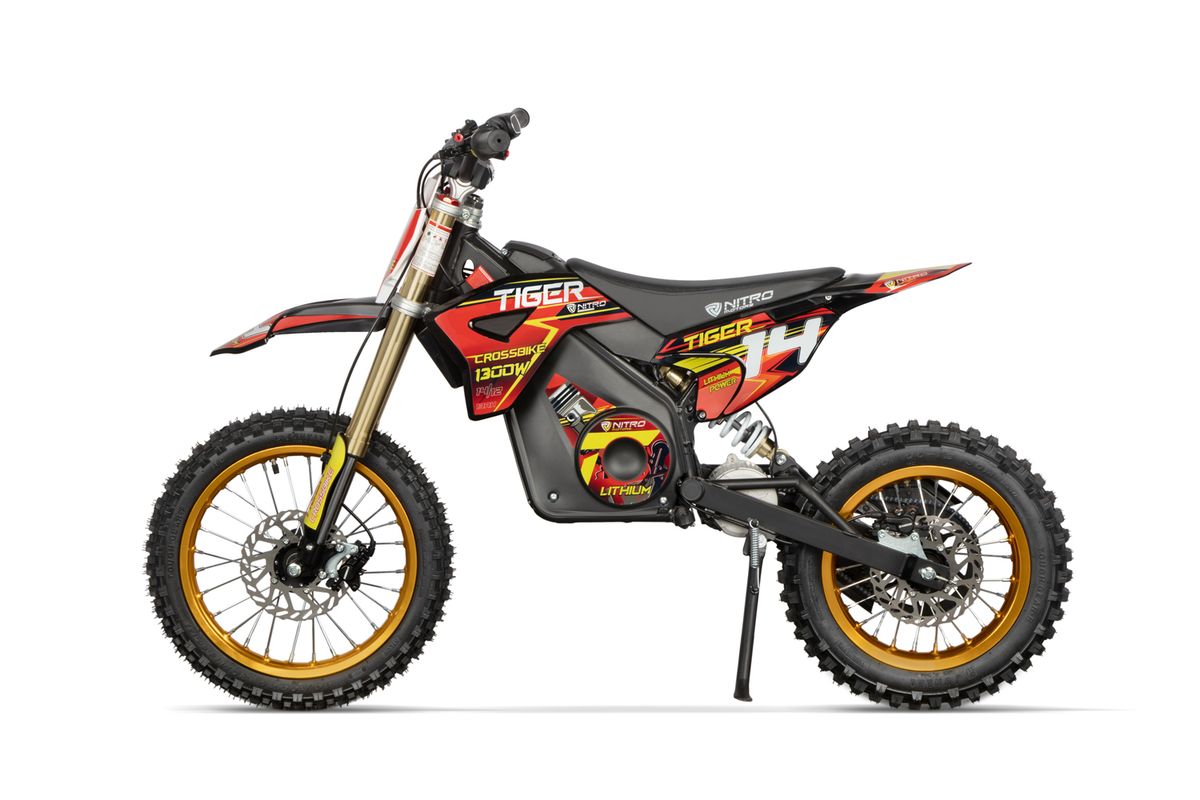 Tiger Eco DLX el-dirtbike 1300W lithium 14/12