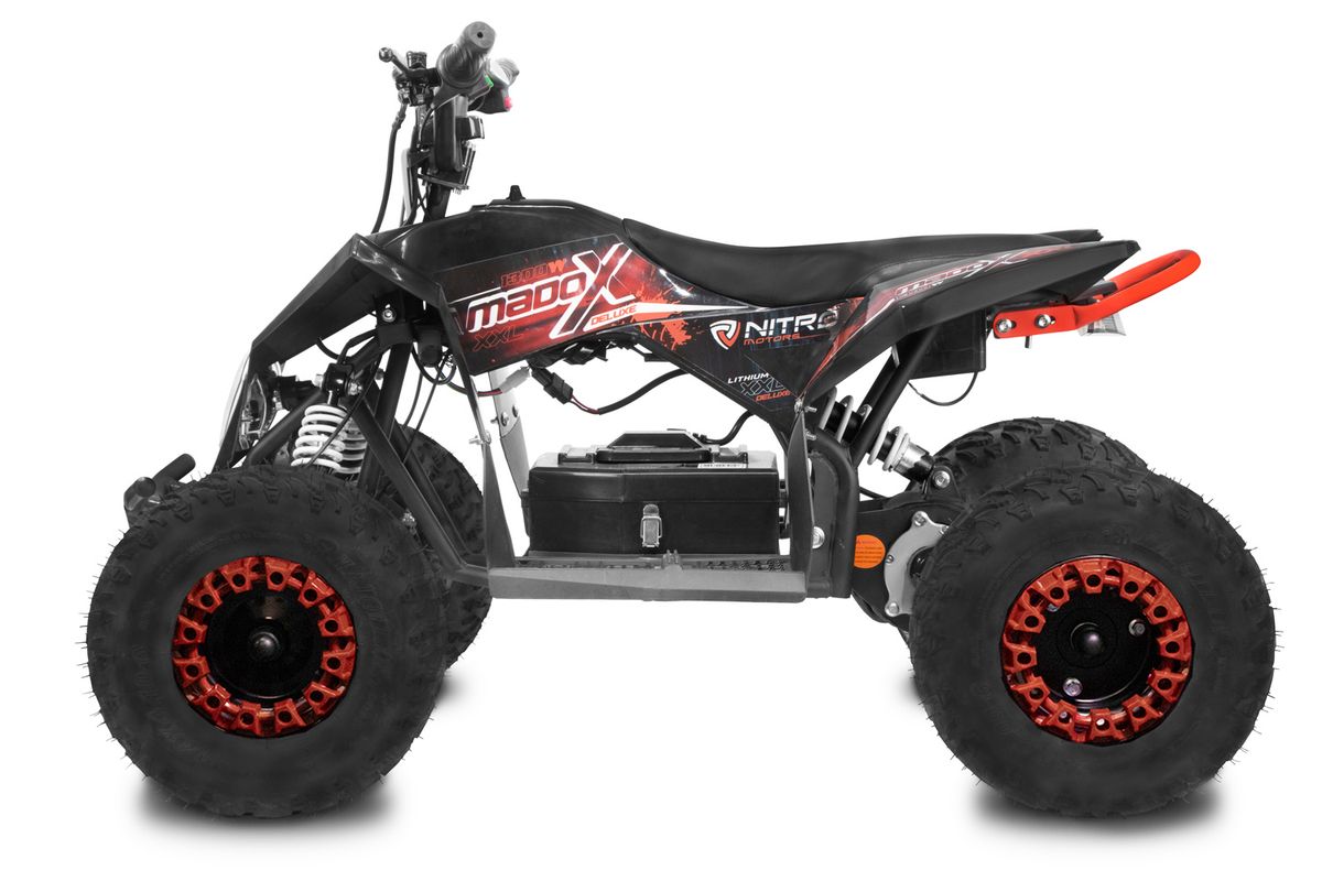 Madox XXL 1300W 48V elquad med li-ion avtagbart batteri
