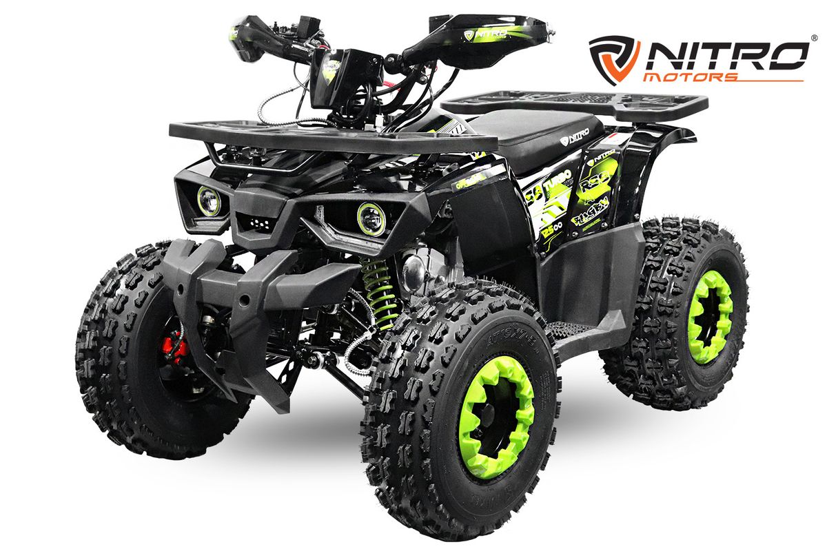 Rugby 125cc ATV m/revers, LED & alarm – 8 