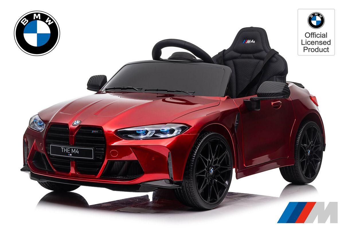 BMW M4 elektrisk barnebil 12V lakkert