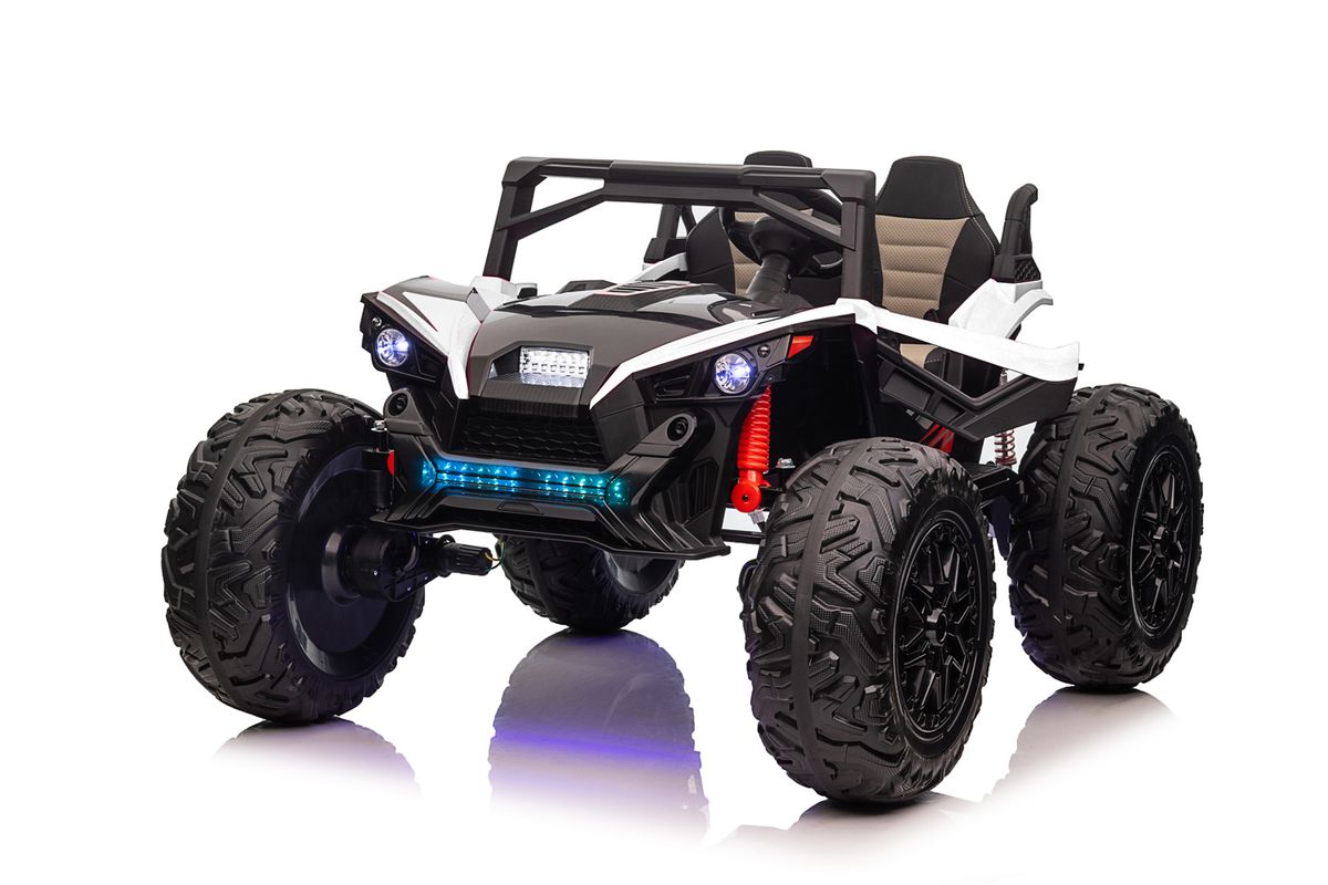 Monster UTV elbil barn 24V toseter med LED og RC
