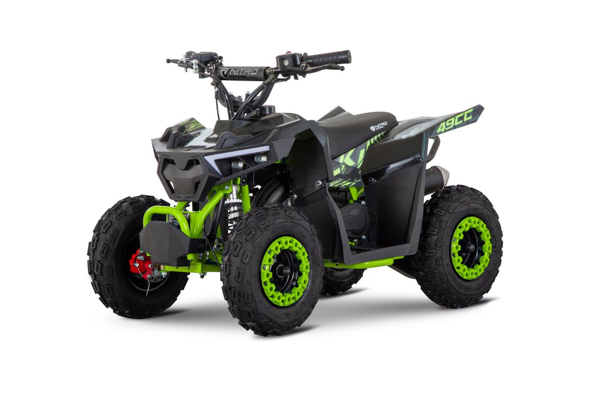NITRO Motors HULKI Sport 49 cc Barne-ATV med el-start fargevalg
