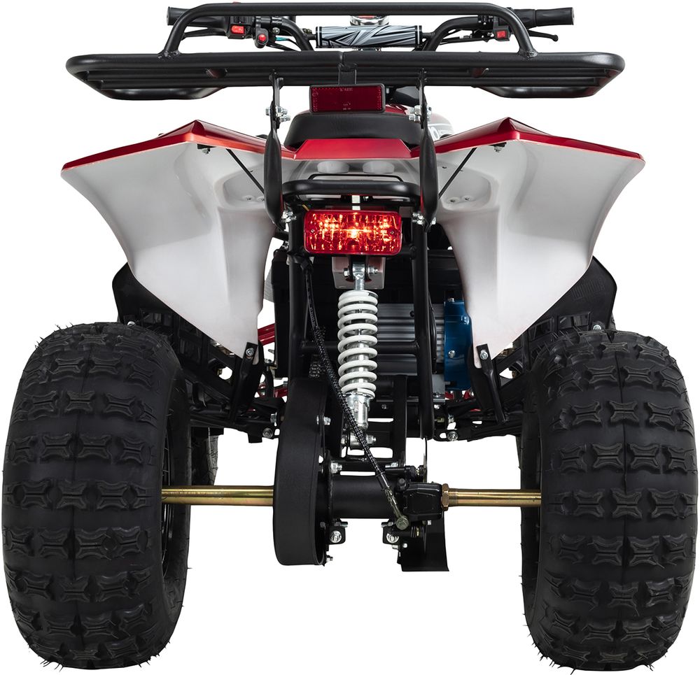 Barnas Quad S-10 Elektrisk 1000W Rød/Metallic