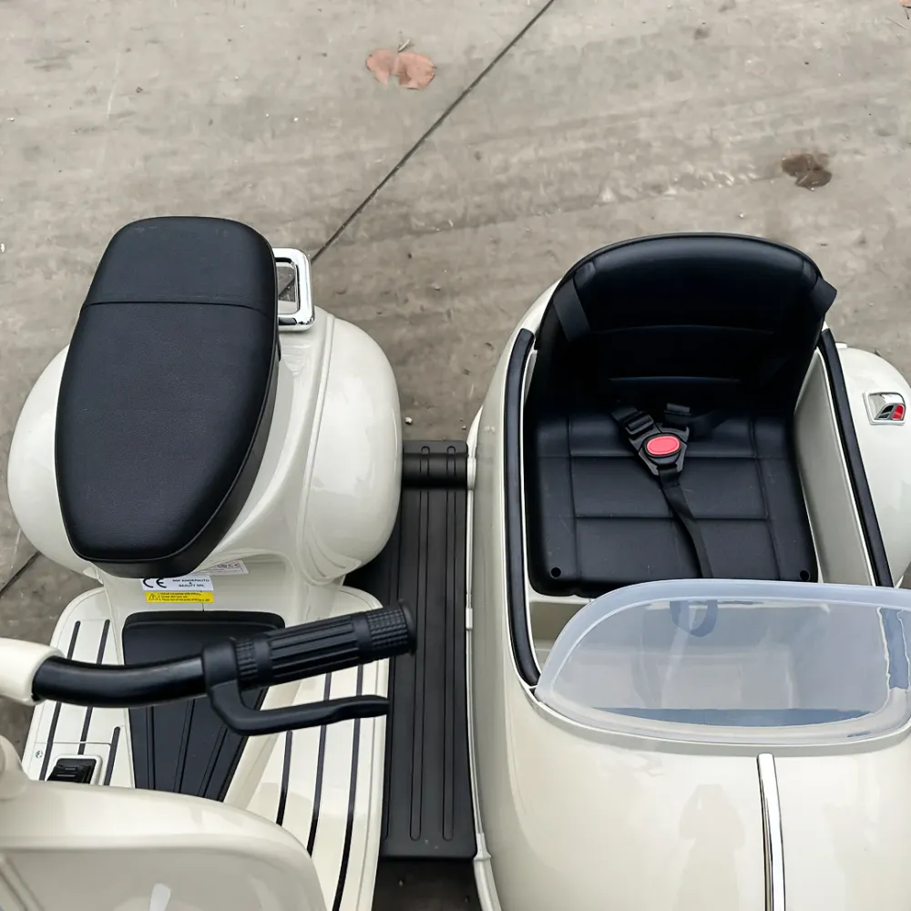 Vespa scooter for to barn 3-9 år - med revers
